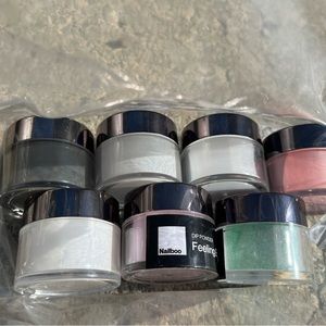 Dip Powder for Nails- 6 colors by Nailboo. Full containers, barely used.